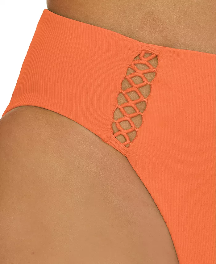 Женские плавки-бикини Modern Edge Rib с высокой талией Becca, оранжевый
Женские плавки-бикини Modern Edge Rib с высокой талией Becca, оранжевый