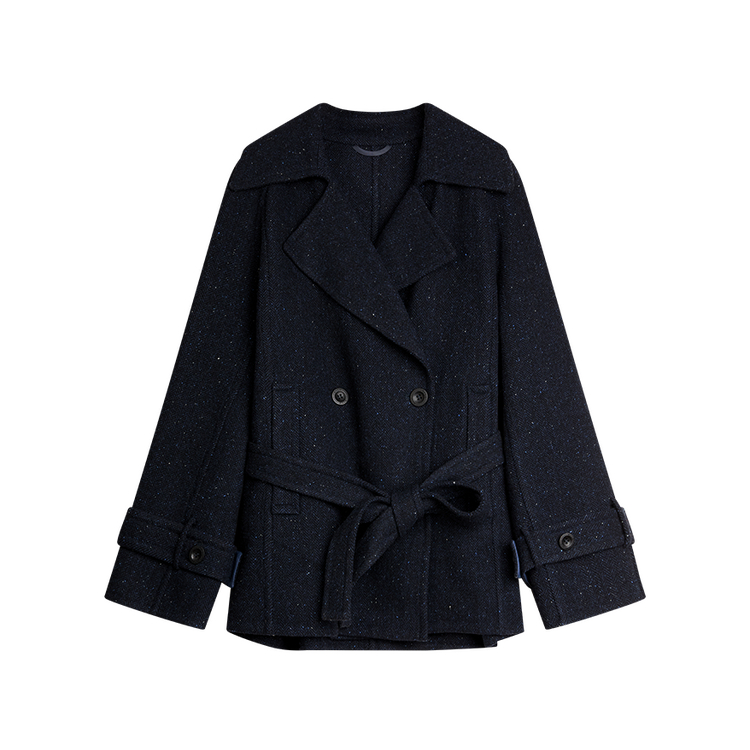 ELLE Пальто женское темно-синее утепленное прямое
ELLE Пальто женское темно-синее утепленное прямое