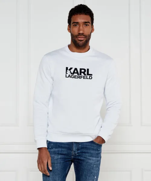 Толстовка Regular fit Karl Lagerfeld, белый 
Толстовка Regular fit Karl Lagerfeld, белый
