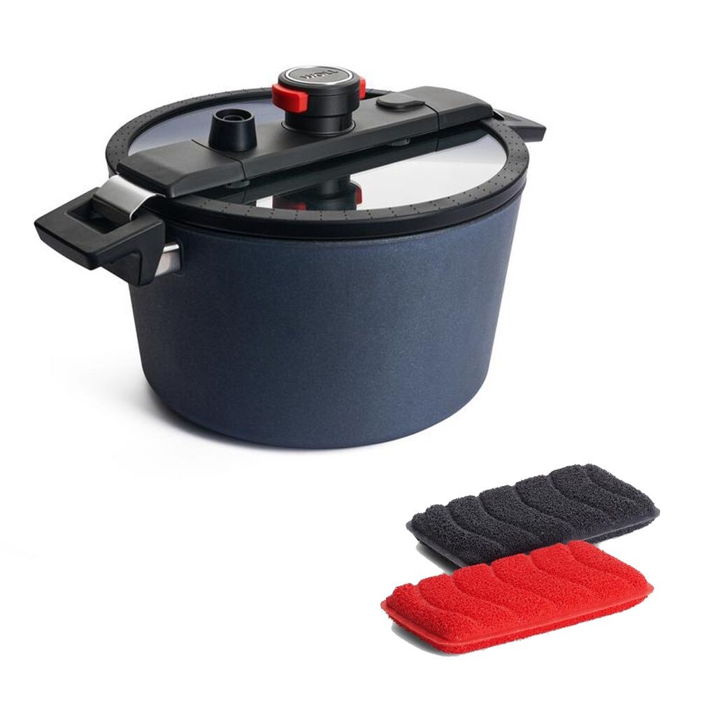 Кастрюля Active Lite из шерсти Ø 28 см, высота 15,5 см, 7,5 л, крышка с клапаном, в подарочной упаковке - подходит для индукционной плиты, включая чистящие губки Woll
Кастрюля Active Lite из шерсти Ø 28 см, высота 15,5 см, 7,5 л, крышка с клапаном, в подарочной упаковке - подходит для индукционной плиты, включая чистящие губки Woll