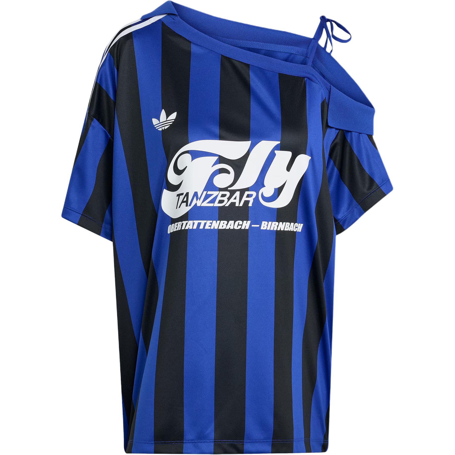 Футболка Adidas Striped Off Shoulder Jersey Adidas Originals, синий/черный
Футболка Adidas Striped Off Shoulder Jersey Adidas Originals, синий/черный