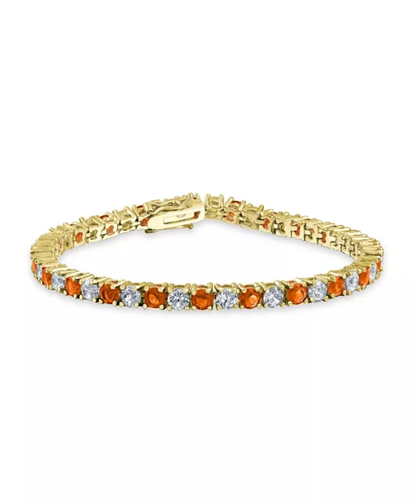 Набор из чередующихся камней, круглый кубический цирконий 12,00 карат, 4 зубца, теннисный браслет с фианитами для выпускного бала, позолоченный, 7,5 дюймов Bling Jewelry, red
Набор из чередующихся камней, круглый кубический цирконий 12,00 карат, 4 зубца, теннисный браслет с фианитами для выпускного бала, позолоченный, 7,5 дюймов Bling Jewelry, red