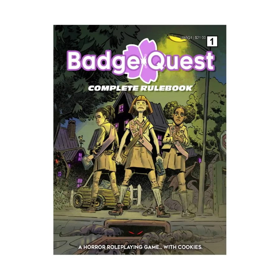 Badge Quest - Complete Rulebook, Roleplaying Game (DMDave), мягкая обложка 
Badge Quest - Complete Rulebook, Roleplaying Game (DMDave), мягкая обложка