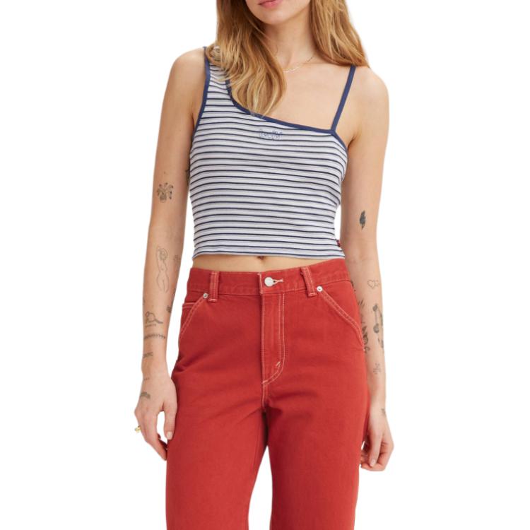 Levis Топ-майка женская, синий Navy, воротник Others
Levis Топ-майка женская, синий Navy, воротник Others