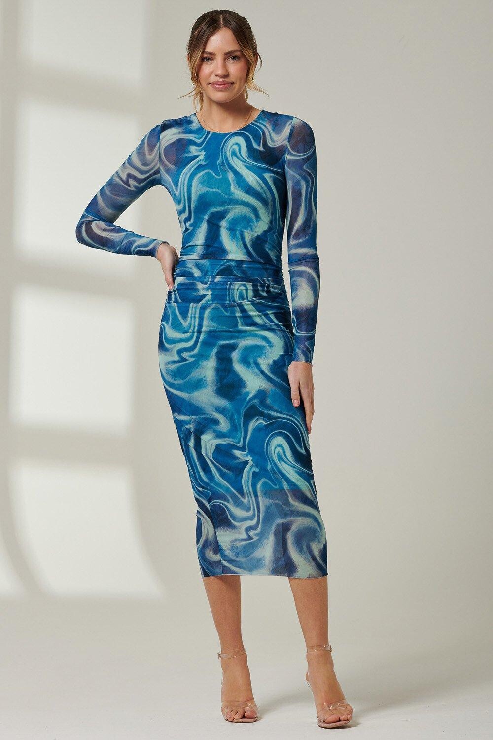 Платье мидакси с длинными рукавами Mabyn Jolie Moi, синий
Платье мидакси с длинными рукавами Mabyn Jolie Moi, синий