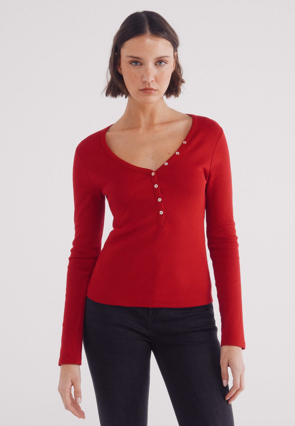 Топ с длинными рукавами Springfield, красный
Топ с длинными рукавами Springfield, красный