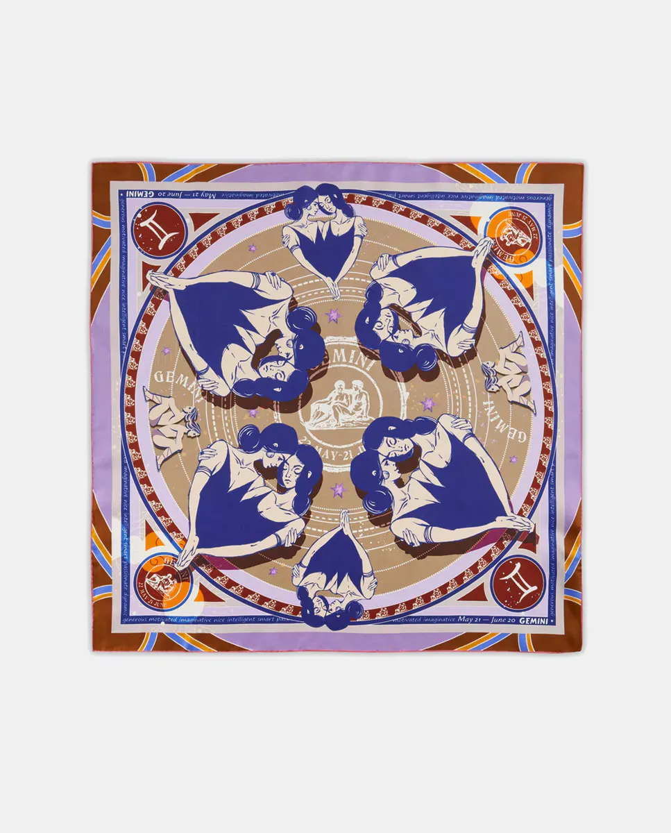 Эксклюзивный шарф из чистого шелка со знаками зодиака Codello, бежевый
Эксклюзивный шарф из чистого шелка со знаками зодиака Codello, бежевый