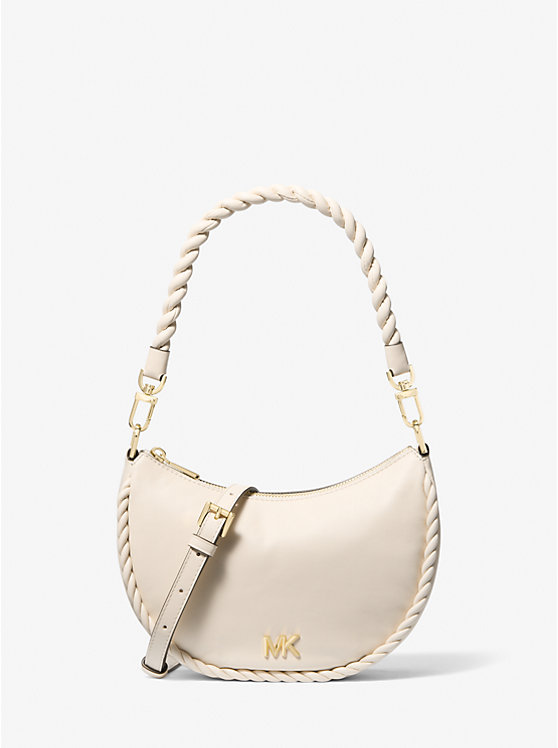 Маленькая кожаная сумка-трансформер Kyla Michael Kors, бежевый
Маленькая кожаная сумка-трансформер Kyla Michael Kors, бежевый