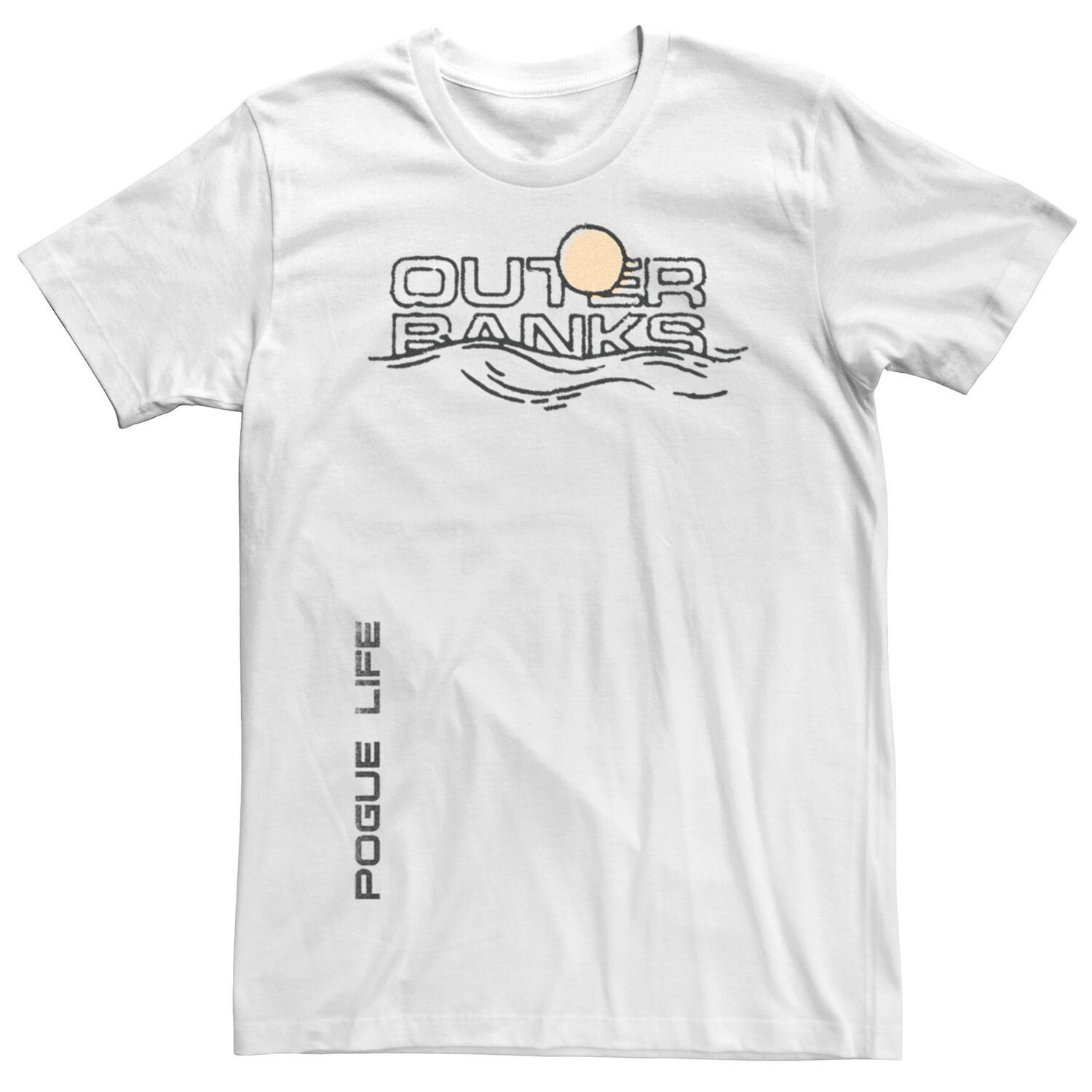 Мужская футболка Outer Banks с графическим логотипом Sea And Sun Licensed Character
Мужская футболка Outer Banks с графическим логотипом Sea And Sun Licensed Character