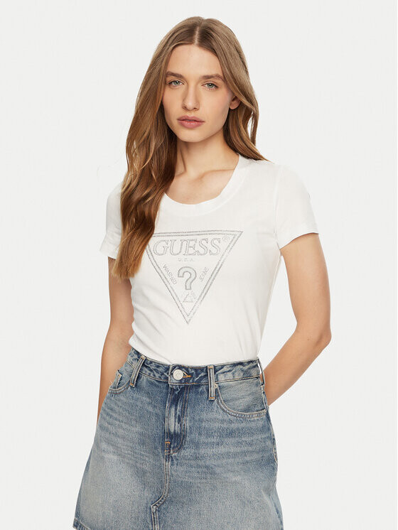 Футболка стандартного кроя Guess, белый
Футболка стандартного кроя Guess, белый