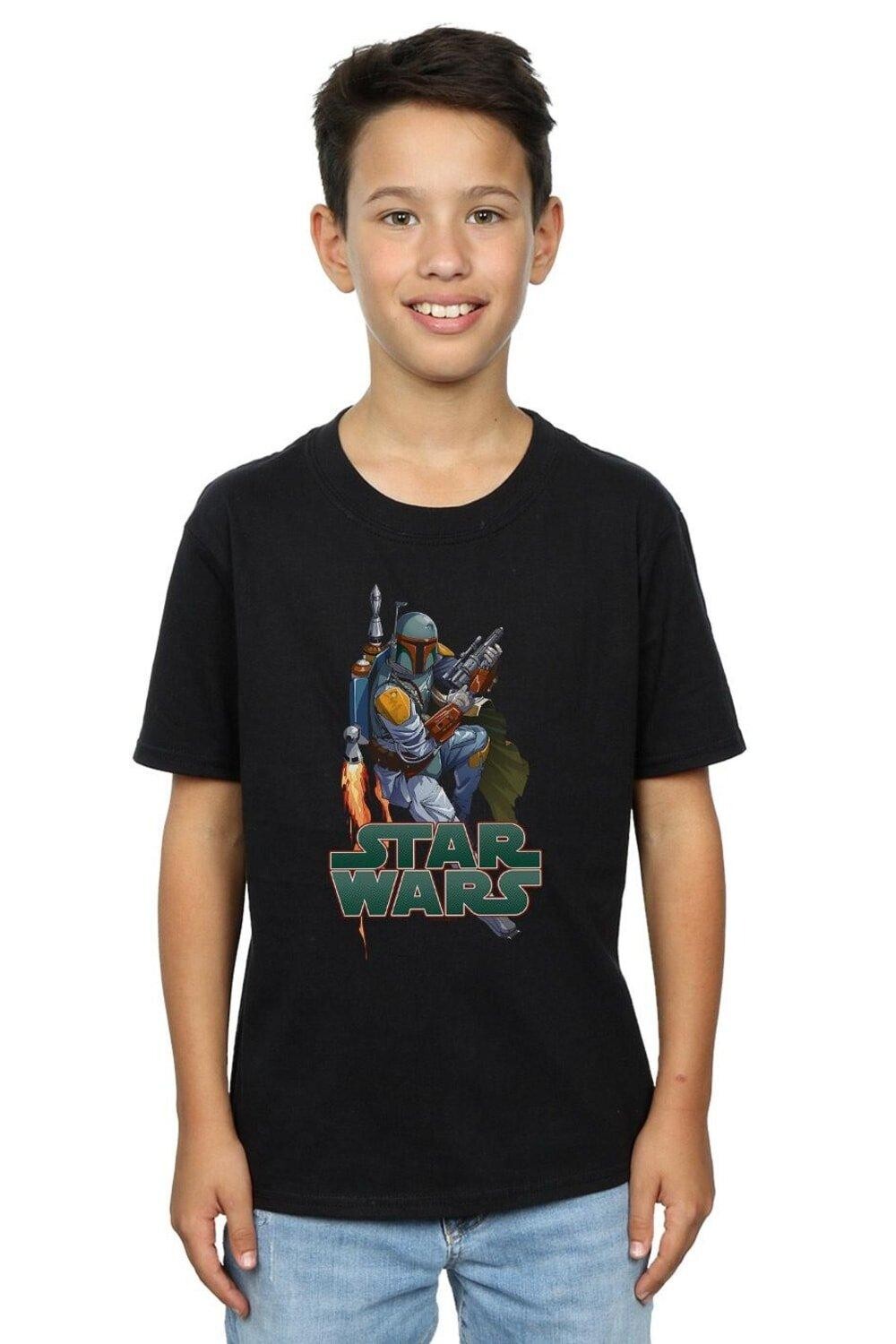 Футболка Боба Фетт Fired Up Star Wars, черный
Футболка Боба Фетт Fired Up Star Wars, черный