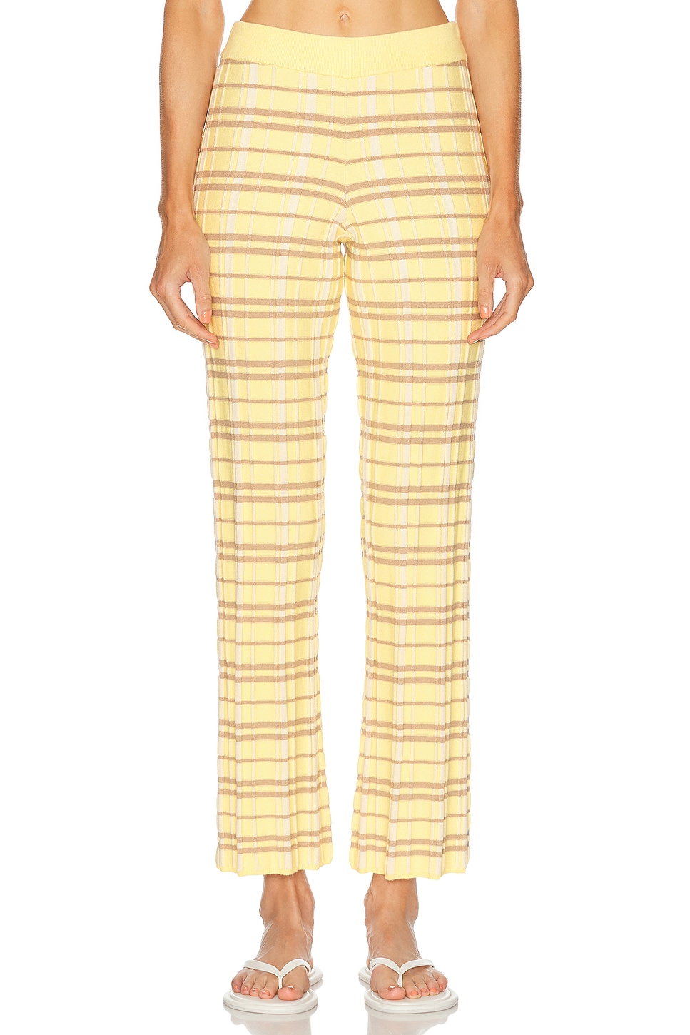 Клетчатые расклешенные брюки Guest In Residence, Butter Combo
Клетчатые расклешенные брюки Guest In Residence, Butter Combo