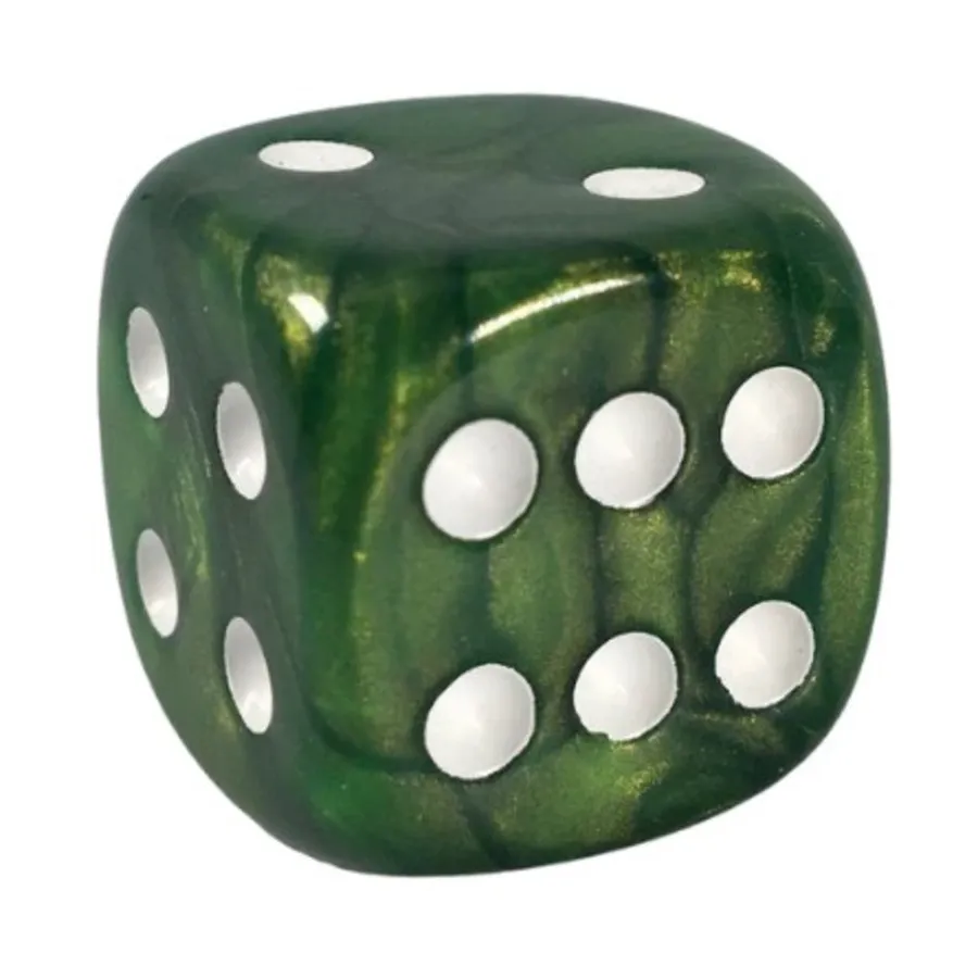 d6 18 мм с мерцающим изумрудным драконом и белым (12), Game Dice - Shimmer (Role 4 Initiative)
d6 18 мм с мерцающим изумрудным драконом и белым (12), Game Dice - Shimmer (Role 4 Initiative)