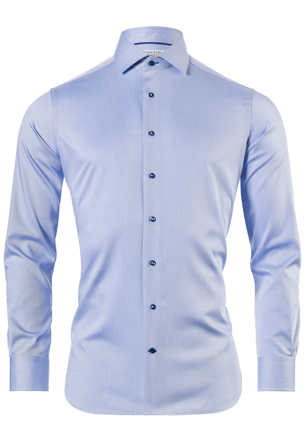 Рубашка Vincenzo Boretti tailliert, светло синий 
Рубашка Vincenzo Boretti tailliert, светло синий