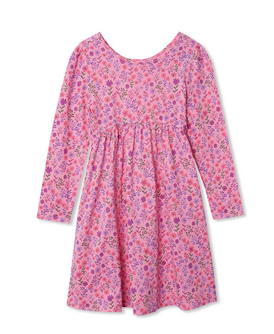 Детское трикотажное платье с длинными рукавами и присборенной талией Lands' End, Pink pressed floral
Детское трикотажное платье с длинными рукавами и присборенной талией Lands' End, Pink pressed floral