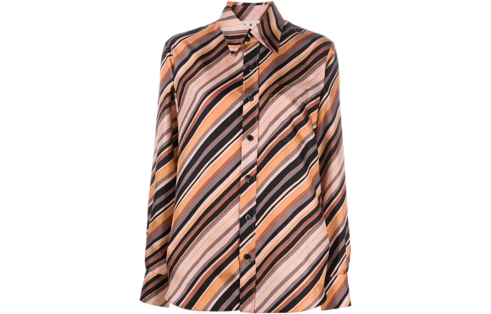 MARNI Женская рубашка Brown Stripes
MARNI Женская рубашка Brown Stripes