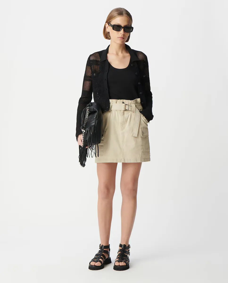 Короткая юбка с карманами IKKS, бежевый
Короткая юбка с карманами IKKS, бежевый