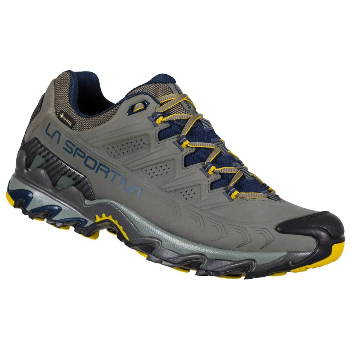 Мужские походные ботинки La Sportiva Ultra Raptor II Leather GTX - цвет Clay-Night Blue, серый
Мужские походные ботинки La Sportiva Ultra Raptor II Leather GTX - цвет Clay-Night Blue, серый