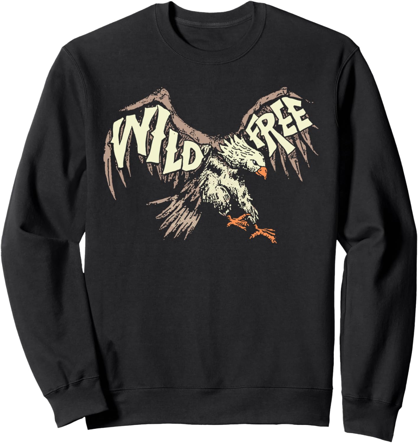 Винтажная толстовка Wild & Free с надписью Орел от руки, символизирующая свободу, США, 80-е годы Giant Step Design Co., черный
Винтажная толстовка Wild & Free с надписью Орел от руки, символизирующая свободу, США, 80-е годы Giant Step Design Co., черный