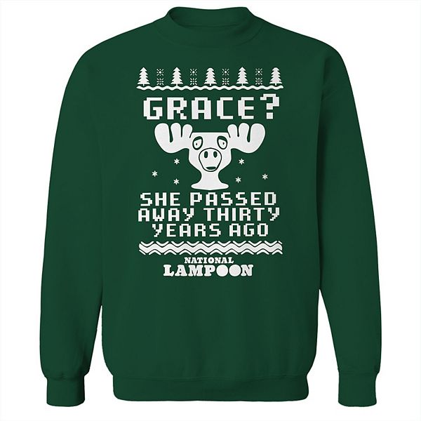 Мужской свитшот National Lampoon's Christmas Vacation с принтом "She passed away thirsty years ago" Licensed Character
Мужской свитшот National Lampoon's Christmas Vacation с принтом "She passed away thirsty years ago" Licensed Character