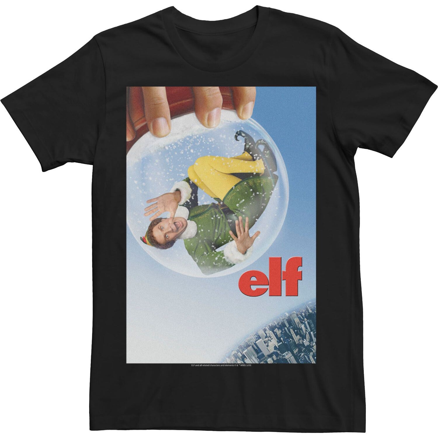 Мужская футболка с плакатом Elf Buddy In A Snow Globe Licensed Character
Мужская футболка с плакатом Elf Buddy In A Snow Globe Licensed Character