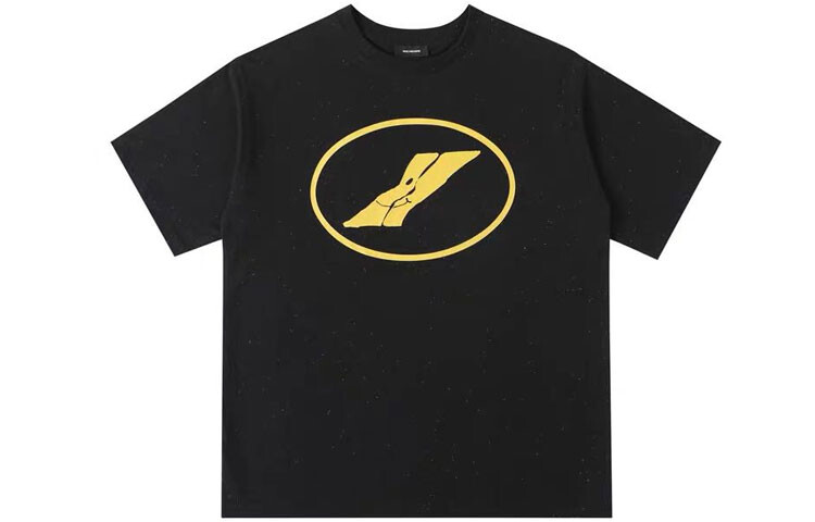 Футболка унисекс черная We11Done, черный
Футболка унисекс черная We11Done, черный