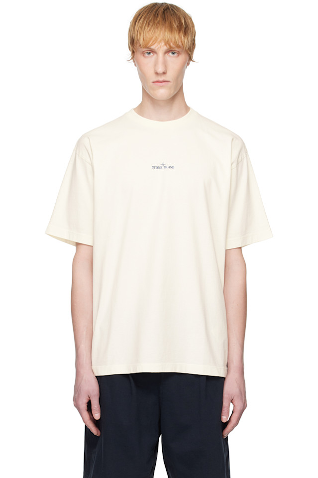 Футболка с камуфляжным принтом Compass Stone Island, цвет ivory
Футболка с камуфляжным принтом Compass Stone Island, цвет ivory