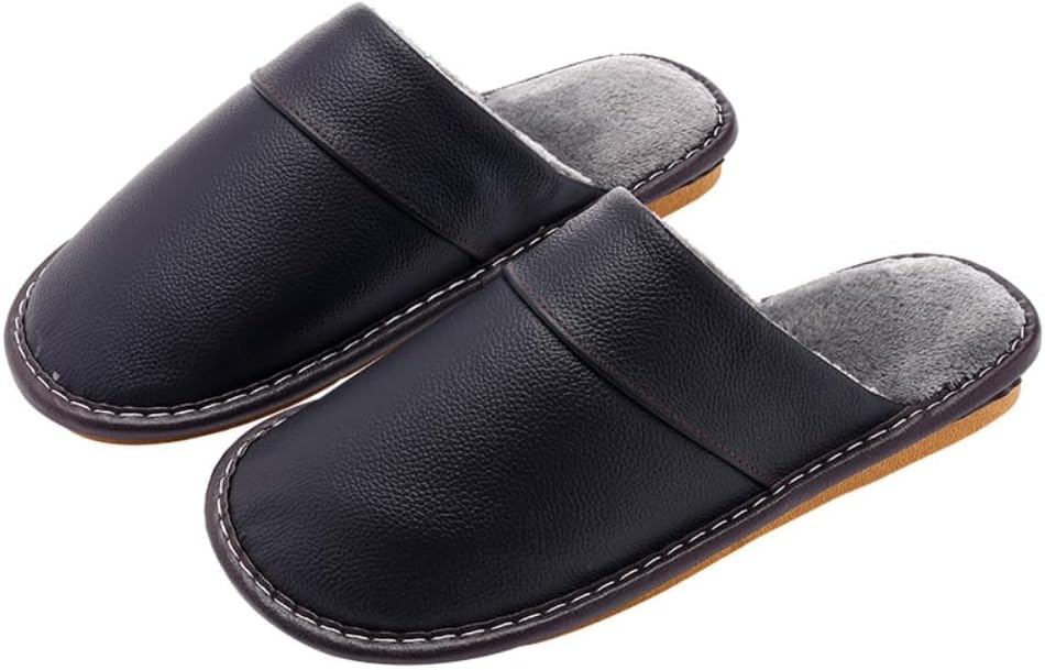 Мужские домашние тапочки премиум-класса из кожи с фланелевой подкладкой, мягкие, теплые, с мехом, противоскользящие Generic, черный
Мужские домашние тапочки премиум-класса из кожи с фланелевой подкладкой, мягкие, теплые, с мехом, противоскользящие Generic, черный