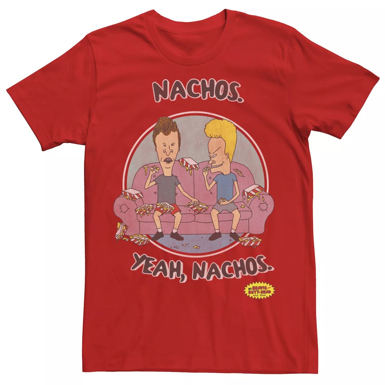 Мужская футболка с портретом Beavis And Butt-Head Nacho Yeah Nachos Licensed Character
Мужская футболка с портретом Beavis And Butt-Head Nacho Yeah Nachos Licensed Character