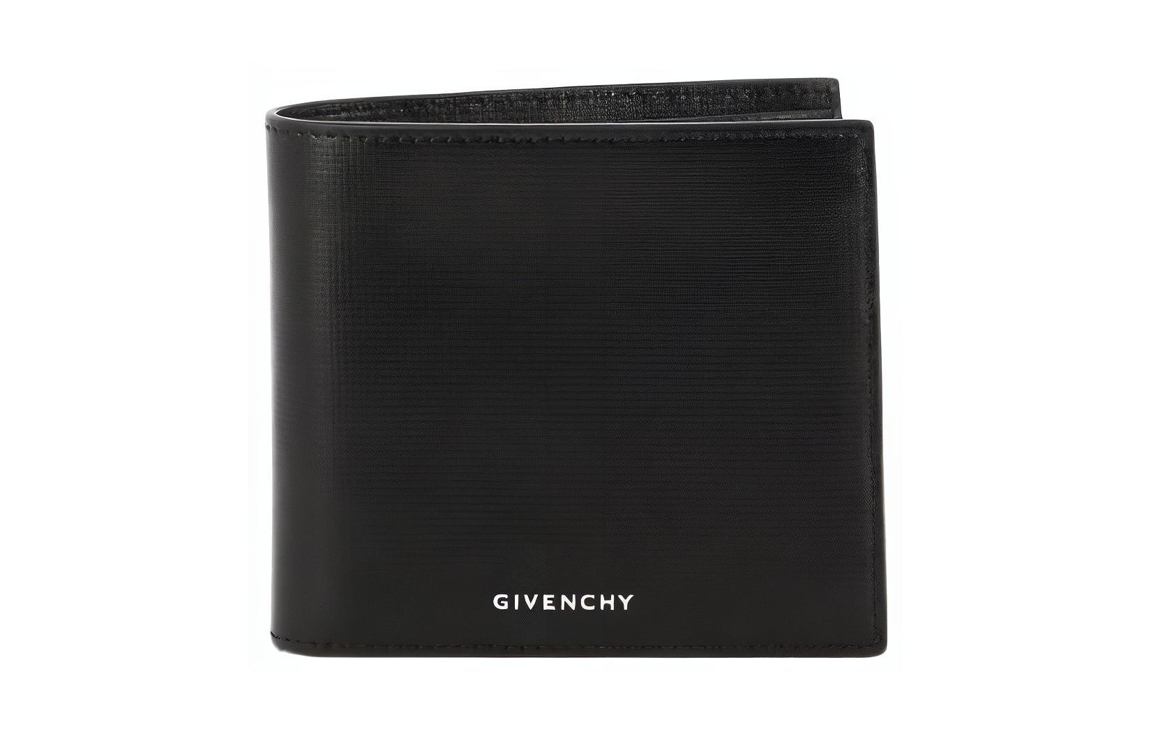 Женщи Живанши 4G Кожаный бумажник обычный мужской черный 
Женщи Живанши 4G Кожаный бумажник обычный мужской черный