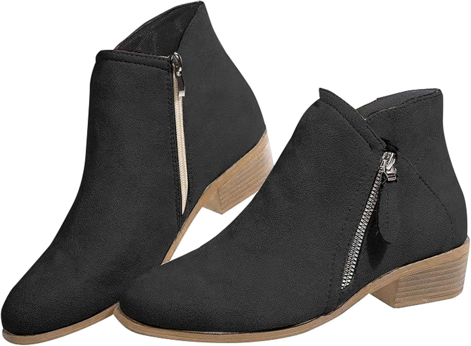 Женские замшевые ботильоны на низком каблуке, модные челси, вестерн-ковбойские, с заостренным носком и массивным каблуком, короткие ботинки Baxtayel, черный
Женские замшевые ботильоны на низком каблуке, модные челси, вестерн-ковбойские, с заостренным носком и массивным каблуком, короткие ботинки Baxtayel, черный