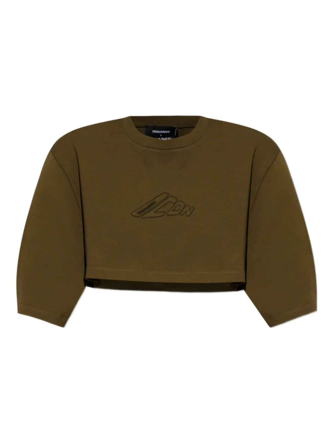 Укороченная футболка DSQUARED2, зеленый
Укороченная футболка DSQUARED2, зеленый