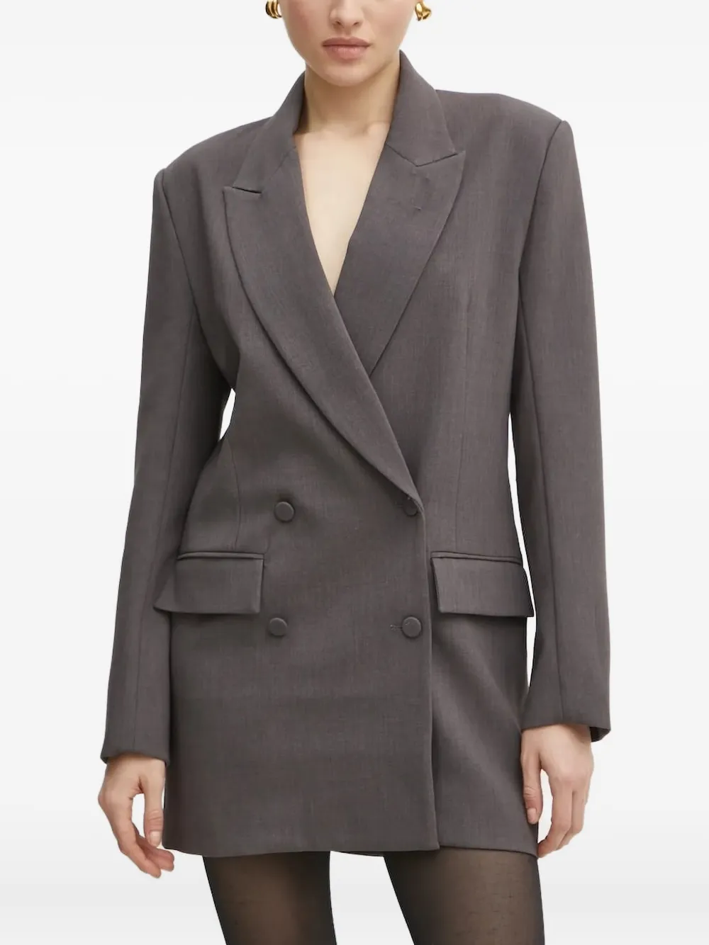 Двубортное мини-платье с розами Bardot, серый
Двубортное мини-платье с розами Bardot, серый