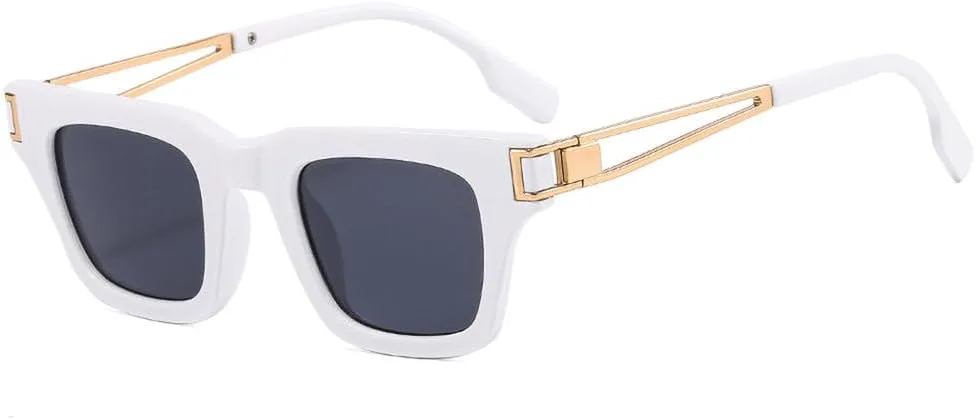 Винтажные маленькие солнцезащитные очки для мужчин и женщин, роскошные ретро-очки унисекс, популярные модели, защита от ультрафиолета UV400 TYUVIVO, White
Винтажные маленькие солнцезащитные очки для мужчин и женщин, роскошные ретро-очки унисекс, популярные модели, защита от ультрафиолета UV400 TYUVIVO, White