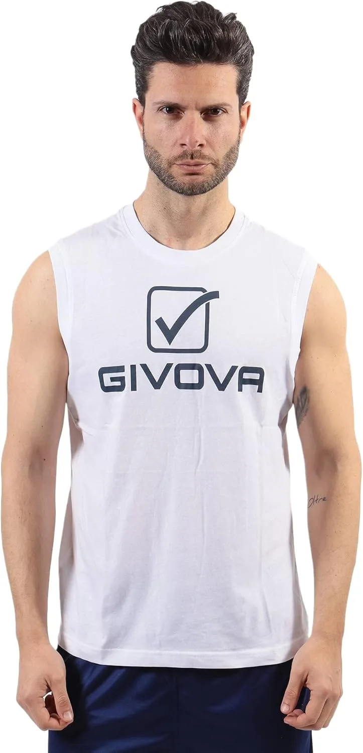 Givova Unisex Cotton Tank Sponsor Logo Big Tank Top
Givova Unisex Cotton Tank Sponsor Logo Big Tank Top