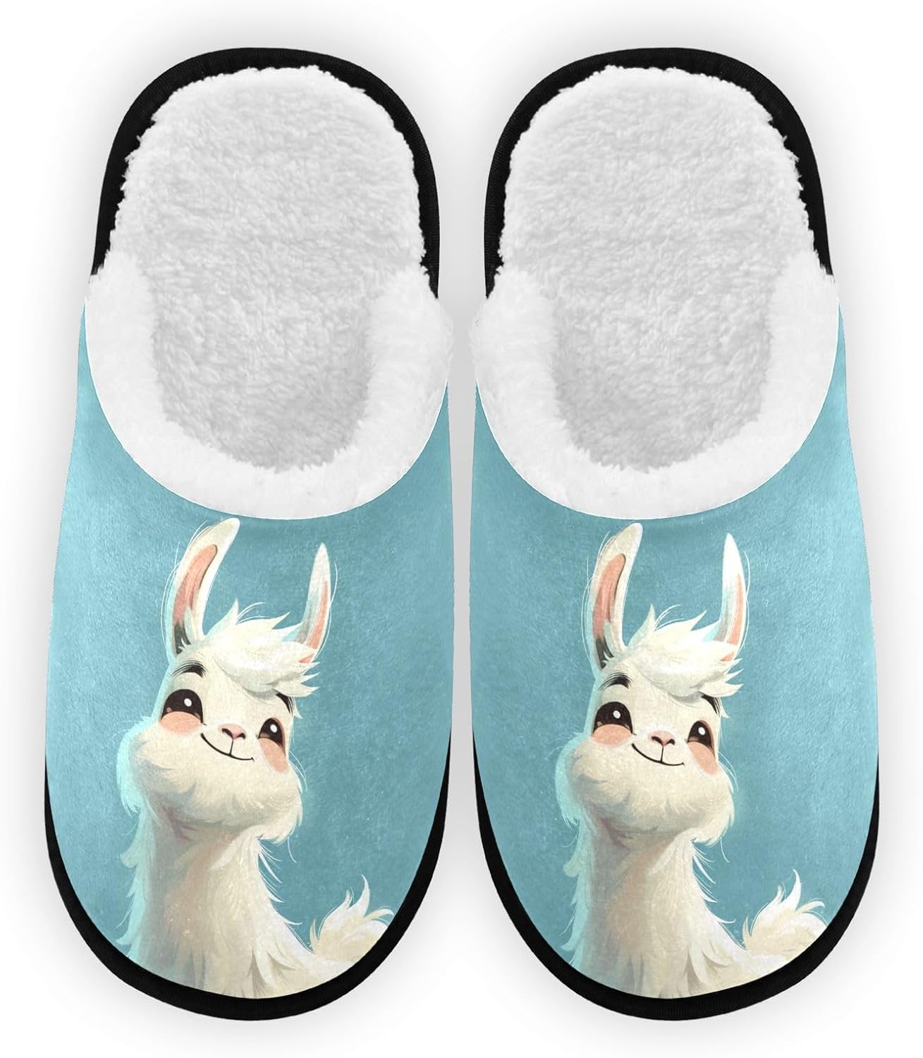 Мягкие плюшевые тапочки FENOCHE с милым мультяшным рисунком ламы для женщин и мужчин, теплые и удобные, для путешествий и спа-процедур, нескользящие домашние тапочки, Multicolor
Мягкие плюшевые тапочки FENOCHE с милым мультяшным рисунком ламы для женщин и мужчин, теплые и удобные, для путешествий и спа-процедур, нескользящие домашние тапочки, Multicolor