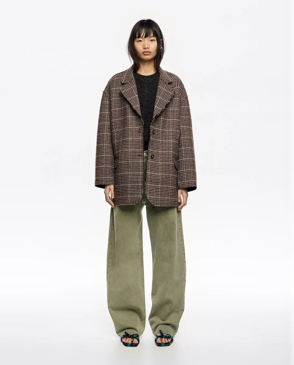 Женское двустороннее пальто в клетку Bimba y Lola, коричневый
Женское двустороннее пальто в клетку Bimba y Lola, коричневый