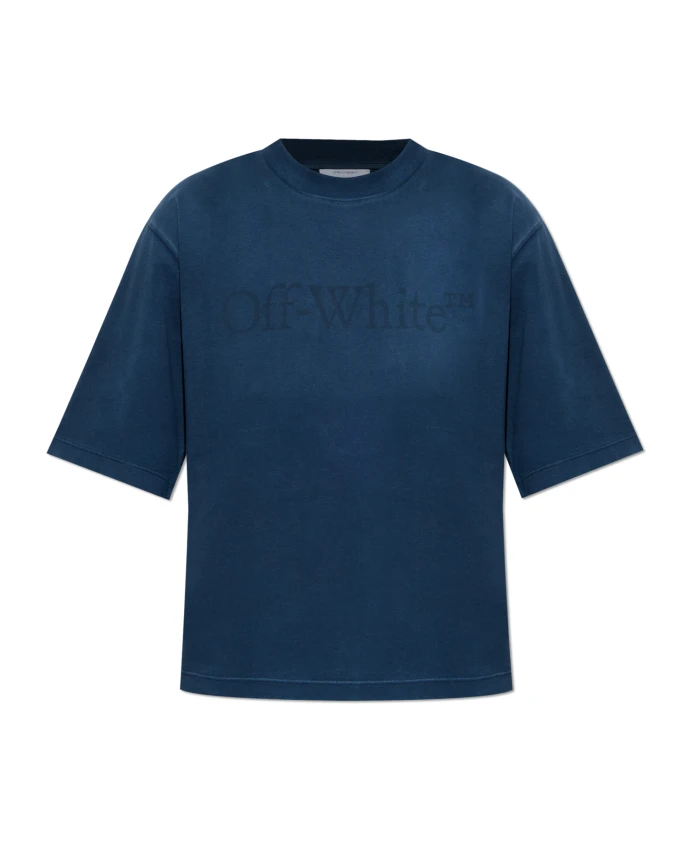 Футболка с логотипом Off White, синий
Футболка с логотипом Off White, синий