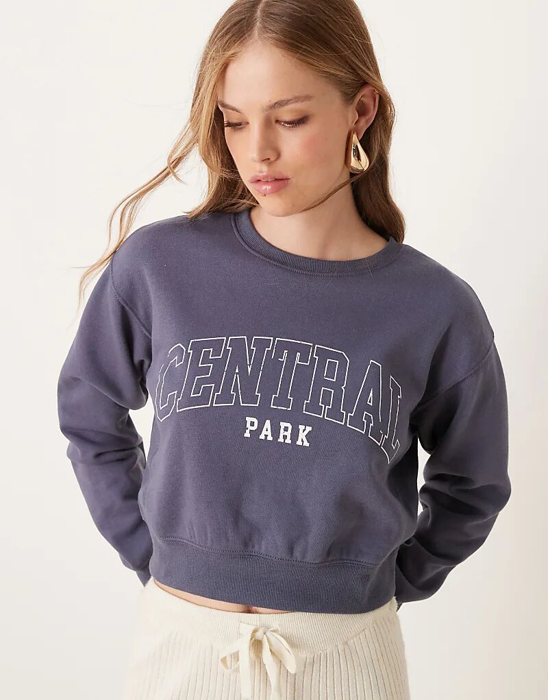 Укороченный джемпер central park синего цвета New Look
Укороченный джемпер central park синего цвета New Look