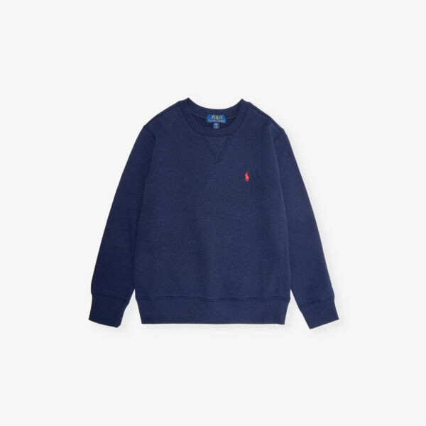 Свитшот из хлопкового трикотажа с вышитым логотипом для мальчиков Polo Ralph Lauren, синий
Свитшот из хлопкового трикотажа с вышитым логотипом для мальчиков Polo Ralph Lauren, синий