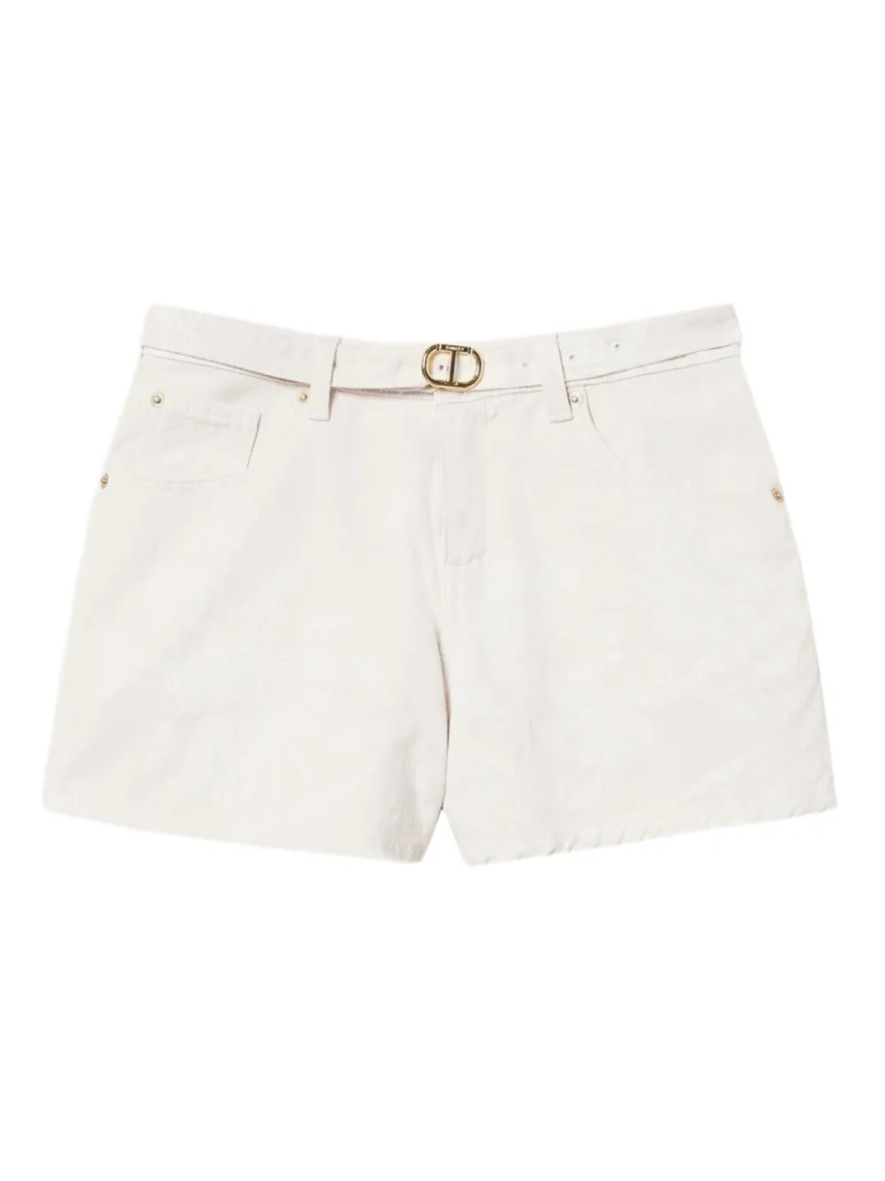 Хлопковые шорты TWINSET, белый
Хлопковые шорты TWINSET, белый