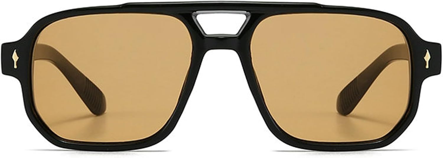 Солнцезащитные очки Helena Retro Square Pilot для женщин и мужчин, с двойным лучом, в стиле 70-х, увеличенного размера, винтажные, прямоугольные, с защитой от УФ-излучения UV400, C14
Солнцезащитные очки Helena Retro Square Pilot для женщин и мужчин, с двойным лучом, в стиле 70-х, увеличенного размера, винтажные, прямоугольные, с защитой от УФ-излучения UV400, C14