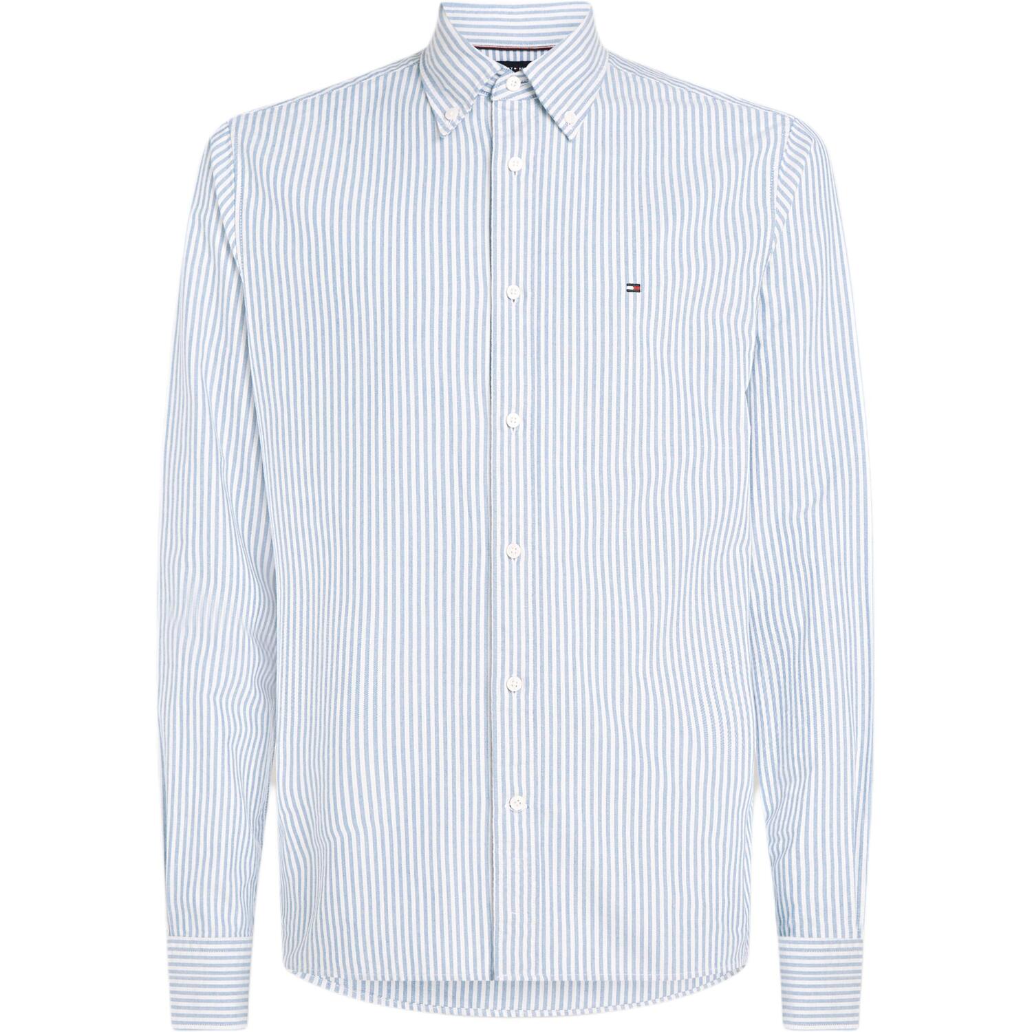 Tommy Hilfiger Рубашка мужская синяя в белую полоску
Tommy Hilfiger Рубашка мужская синяя в белую полоску