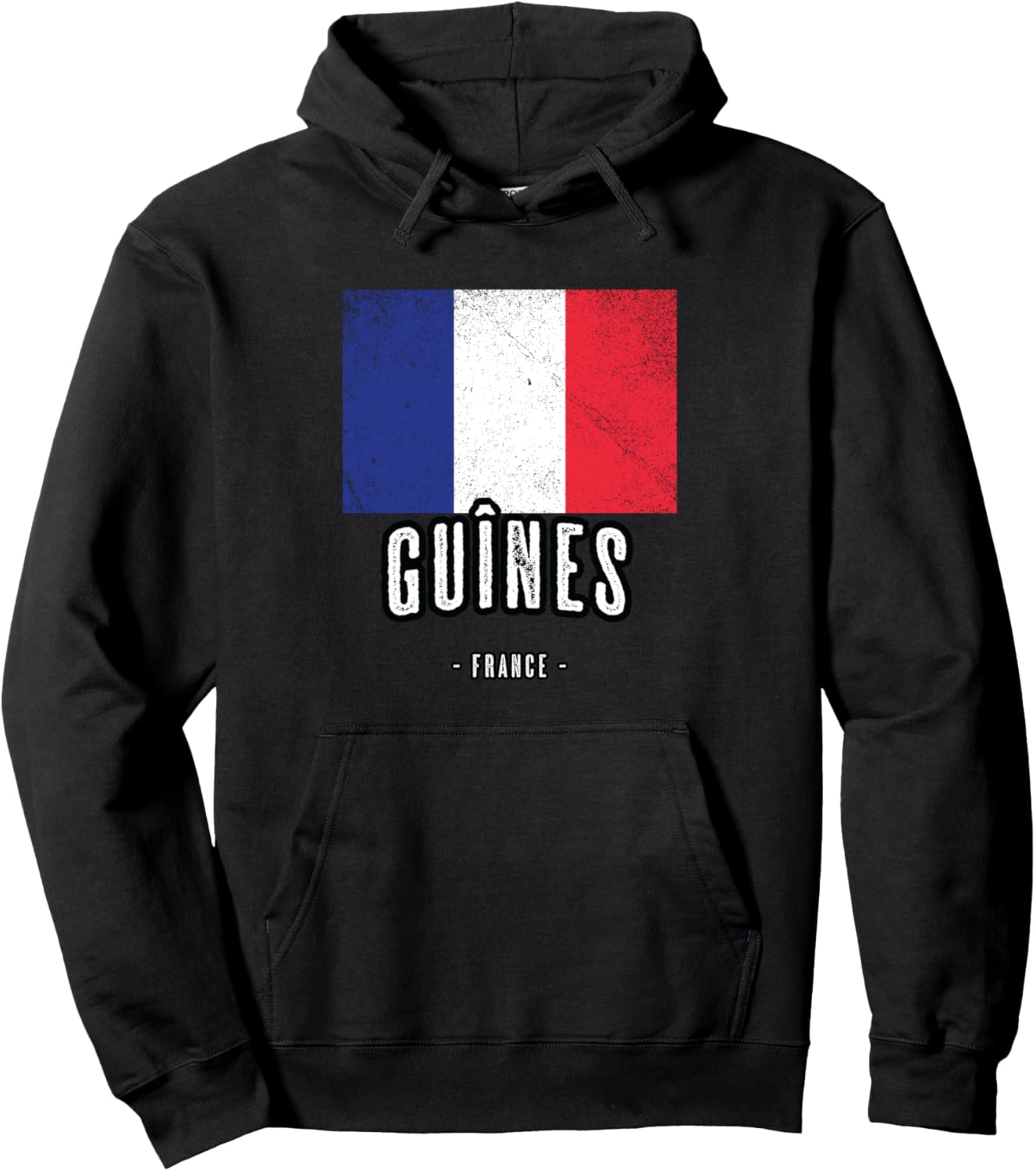 Гине, Франция, Французский город с французским флагом - Худи Guines France - Vetements Et Souvenirs, черный
Гине, Франция, Французский город с французским флагом - Худи Guines France - Vetements Et Souvenirs, черный