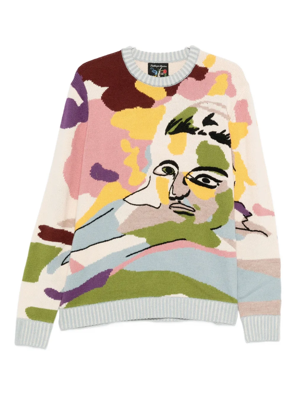 Свитер с интарсией Kidsuper, розовый
Свитер с интарсией Kidsuper, розовый