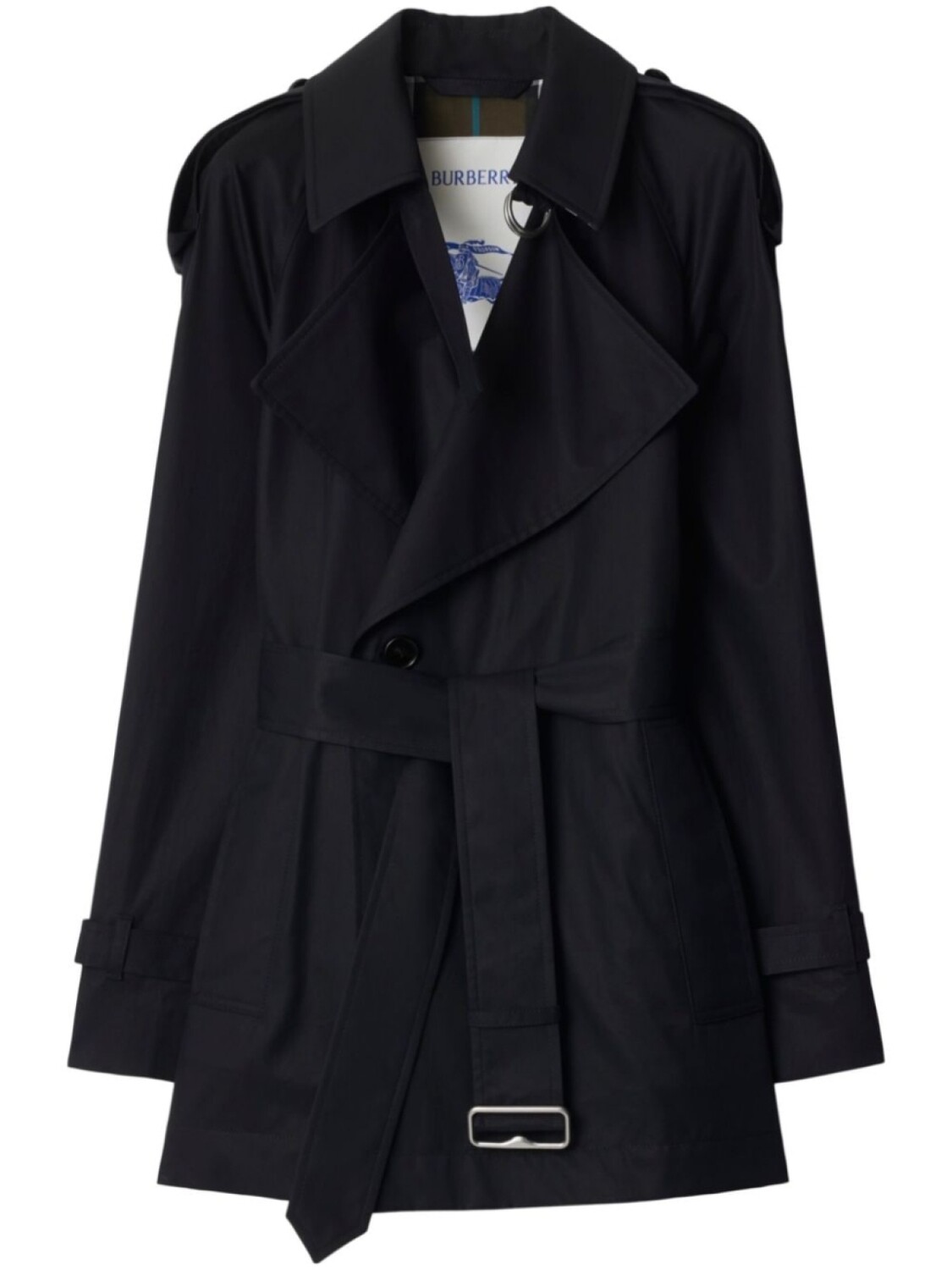 Burberry куртка-тренч из габардиновой ткани, черный
Burberry куртка-тренч из габардиновой ткани, черный