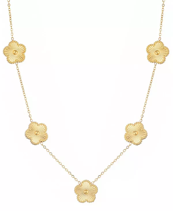 Ожерелье с пятилистным клевером из золота, устойчивое к потускнению Adornia, gold
Ожерелье с пятилистным клевером из золота, устойчивое к потускнению Adornia, gold