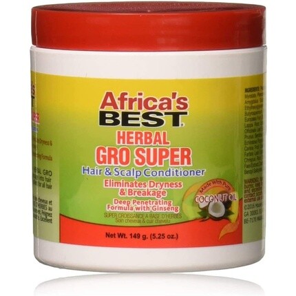 Herbal Gro Super 5,25 унций 157,5 мл Africa's Best
Herbal Gro Super 5,25 унций 157,5 мл Africa's Best