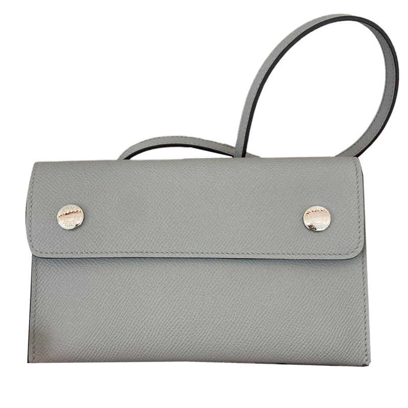 Hermèsnap Epsom Calfskin Wallet Mini Women's 8U Bleu Glacier Blue HERMES, Box Included
Hermèsnap Epsom Calfskin Wallet Mini Women's 8U Bleu Glacier Blue HERMES, Box Included