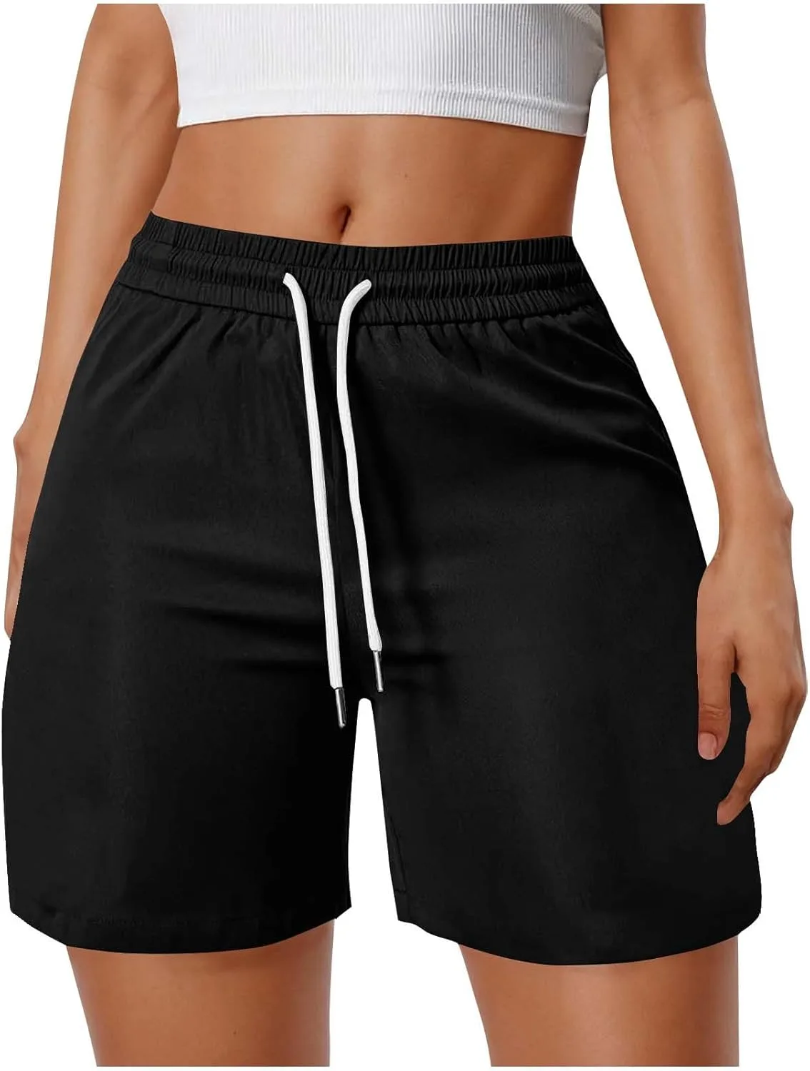 Женские шорты Casual с эластичным поясом и шнурком NATHGAM
Женские шорты Casual с эластичным поясом и шнурком NATHGAM